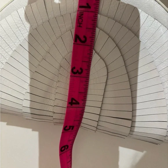 Sergio Rossi White Fringe belt bag - Picture 9 of 11